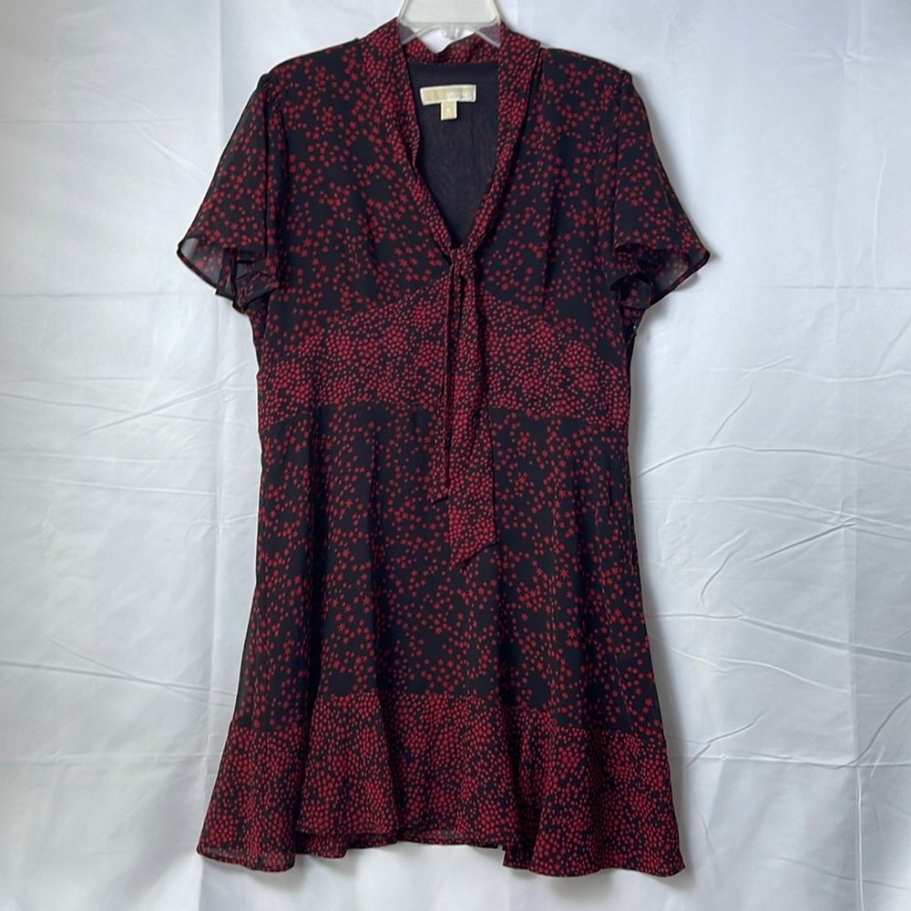 Michael Kors Professional Work Dress Red/Black Size XL